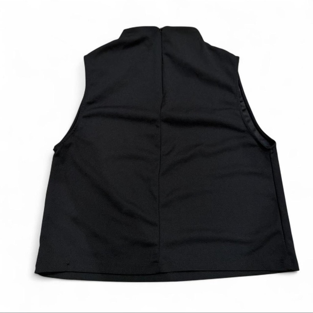 Zara Black Sleeveless Blouse - Picture 3 of 3